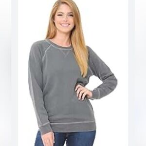 American Giant Women’s Lightweight Crewneck Sweatshirt Large